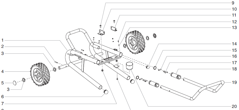 EPX2155 Low Boy Cart Assembly (P/N 0551547)